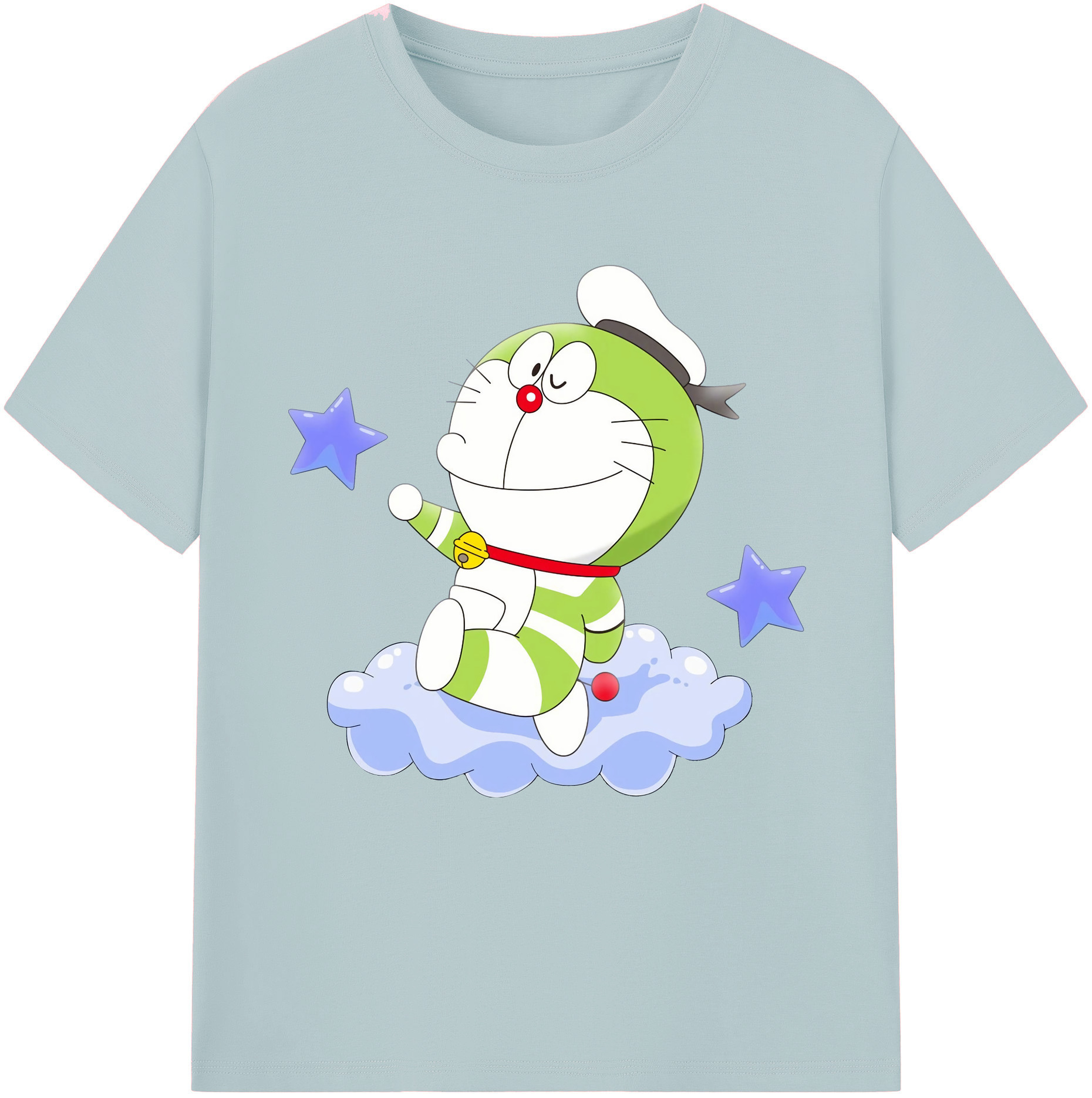 （画像用） ドラえもん Doraemon 綿100％半袖Tシャツ（フロントプリント）